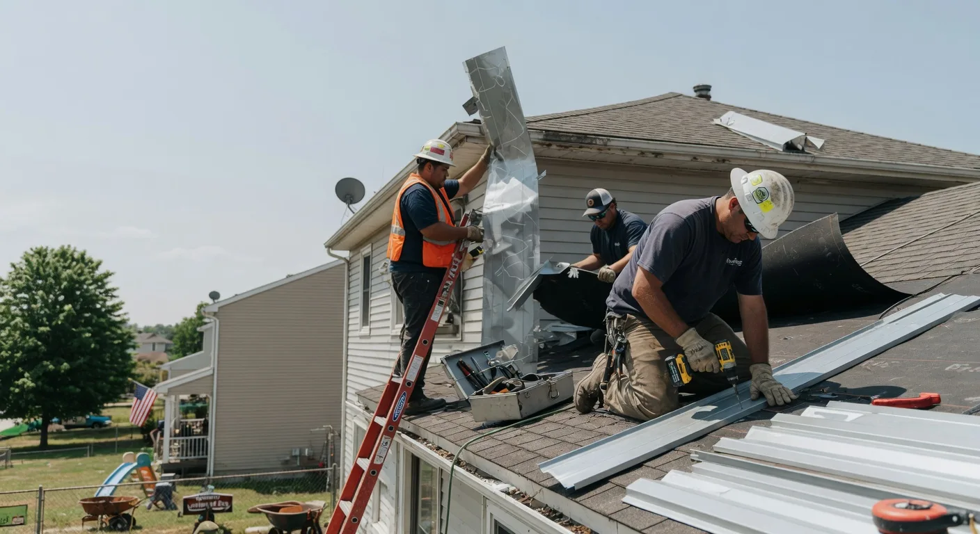 Storm Damage Metal Roof Repair in Elkwood, VA